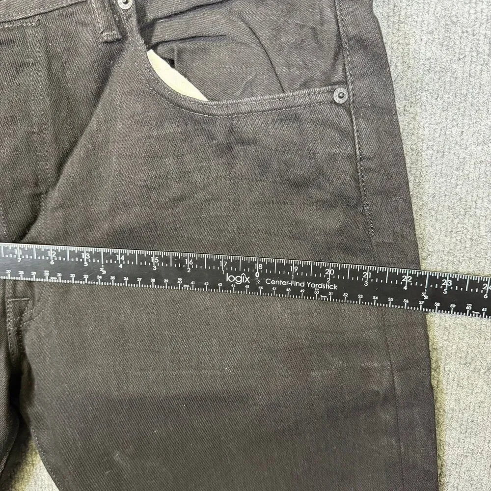 Levis 501 Mens Jeans 38x32 Black Original Fit Button Fly Straight Leg Denim